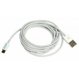 Cable de Datos y Carga Micro USB a USB Silicona Liquida - 3AH 2MT