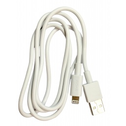 Cable de Datos y Carga Lighting a USB Silicona Liquida - 3AH 1MT.