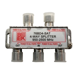 SPLITTER 4 VIAS BK 950-2400 MHZ BK