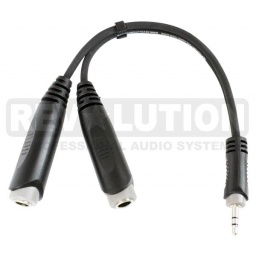 Cable Adaptador 2 Jack 1/4" a Plug 3.5MM Stereo- 20 cm REVOLUTION