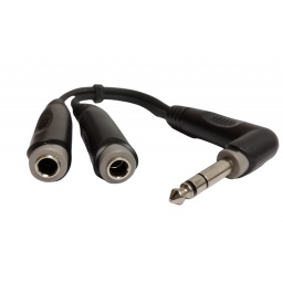 Cable Adaptador 2 Jack 1/4" a Plug 1/4" en Angulo 90 REVOLUTION