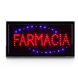 Cartel de Led Farmacia