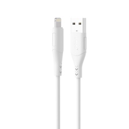 Cable de Datos y Carga Lightning a USB 2.4A - 1MT. BWOO