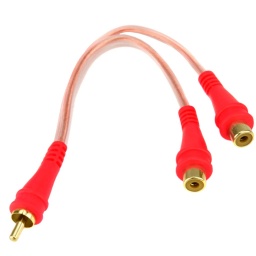 Cable Adaptador 2 Jack Rca a Plug Rca AUDIOPIPE