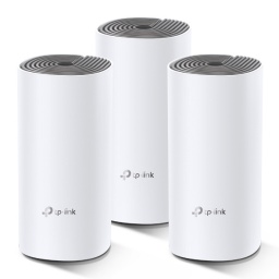 Sistema Wi-fi Mesh Inteligente de Doble Banda DecoE4 Pack X3 TP-LINK