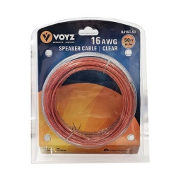 Rollo Cable P/parlante 15 Mts Transparente 1.2MM (16 Gauge) VOYZ