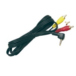 CABLE AUDIO/VIDEO PLUG 3.5 A 3 RCA (Camcoder y XBOX a TV) MIYAKO USA