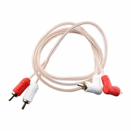 Cable 2 Rca a 2 Rca en Angulo 90 Full Cobre - 6 Metros VOYZ