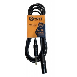 Cable Xlr Macho a 1/4" Voyz - 3 Metros VOYZ