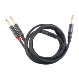 Cable Profesional 1/4" Stereo a 2 Conectores 1/4" Mono VOYZ