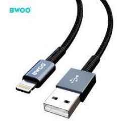 Cable de Datos y Carga para Iphone Lighting a USB - 2.4AH 1MT. BWOO