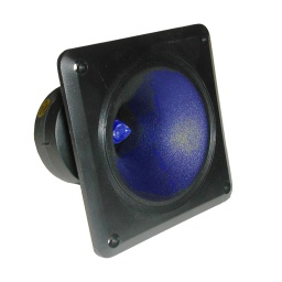 Tweeter 3.5" Piezo alta potencia c/luz azul BK