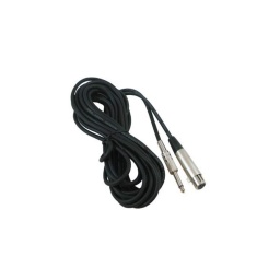 Cable XLR a Plug 14 (6.5mm) - 15 M BK