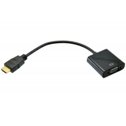 Adaptador Conversor HDMI macho a VGA hembra c/chip @ONE