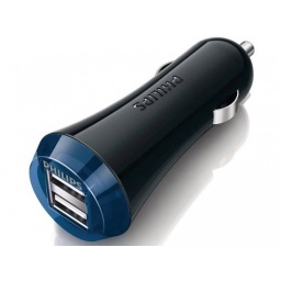 Cargador para auto 2 USB 2.1 Amp PHILIPS