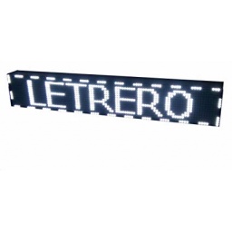 Letrero Led Programable Rojo Blanco