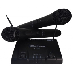 Microfono Doble Inalambrico Vhf BLASTKING