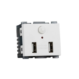 Mdulo Atenea Plus Toma Cargador USB 2.1 5V MOLVENO