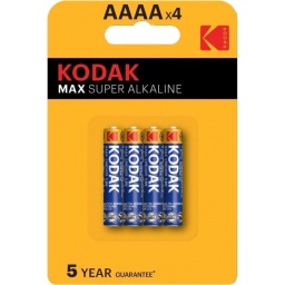 Pila Alkalina  Aaaa 1.5V Kodak Blister X4 Un. - LR8D425 KODAK