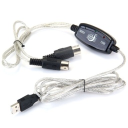 Adaptador Interfaz de Audio Midi USB BLASTKING