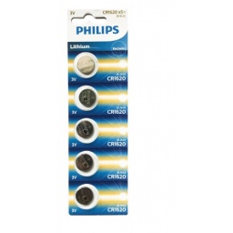 Pila Micro Lithium 3 Volt Philips CR1620 PHILIPS