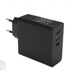 Cargador de Pared 2 USB + 1 Usb-c 65W