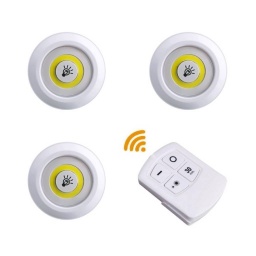 Juego de 3 Luces de Led para Interior a Pilas con Control Remoto GENERICO