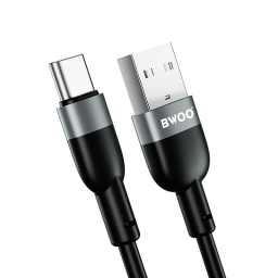 Cable de Datos y Carga Usb-c a USB de silicona - 2.4AH 1MT. BWOO