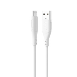 Cable de Datos y Carga Microusb a USB 2.4A - 1MT. BWOO