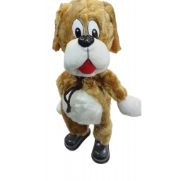 Peluche Animalito perro 36 cm Canta y Baila a Pilas