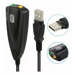 Tarjeta de Sonido USB con Cable