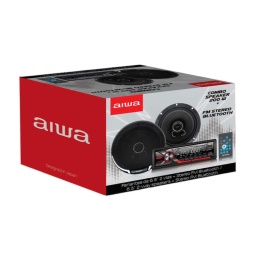 Combo Autorradio Bluetooth + Juego de Parlantes 6.5" Aiwa AIWA