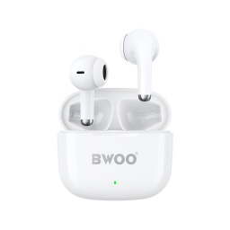 Auricular Bluetooth  Intrauditivo Manos Libres Blanco 6 HORAS BWOO