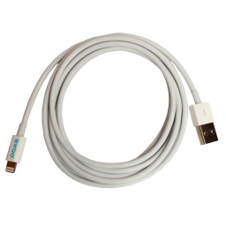 Cable de Datos y Carga Lighting a USB Silicona Liquida - 3AH 2MT BWOO