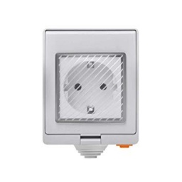 Toma Schuko Exterior S55 Wifi p/ Controlar Desde su Celular SONOFF SONOFF