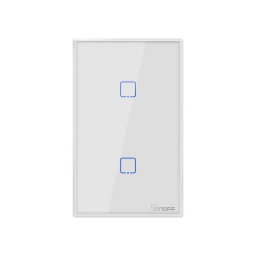 Interruptor de Pared Tctil Wifi + Rf 1 Boton T2US2C SONOFF