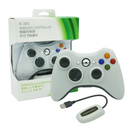 Joystick Xbox360 y PC Inalambrico Negro