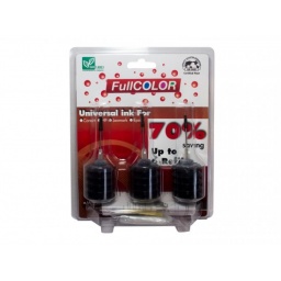 Kit recarga- Tinta para impresoras 25 ml x 3 FULLCOLOR