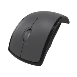 Mouse Inalmbrico Plegable de Tres Botones Gris KLIP XTREME