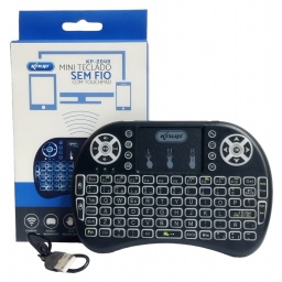 Teclado Mini Inalambrico Ptv Box Smart TV  Bluetooth Retroiluminado KNUP