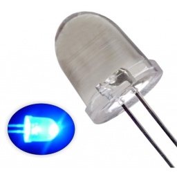 LED 10mm alto brillo Azul *223  409