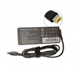 Cargador Notebook Lenovo 20V 4.5AH Conector Square Pin  Amarillo