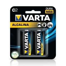 Pila Mediana Alkalina 1.5V LR14- Blister X2 Varta VARTA