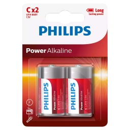 Pila Alkalina Lr14 Blister X 2 Tamao C - Philips PHILIPS