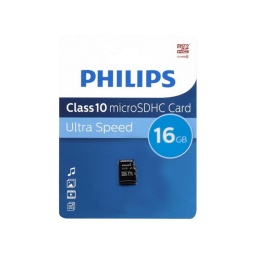 Memoria Micro SD 16GB Clase 10 PHILIPS