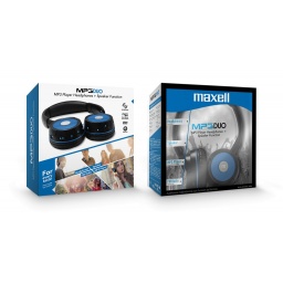 Auricular Inalambrico MP3DUO Azul 347625 MAXELL