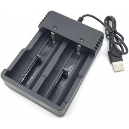 Cargador Universal USB para Bateras de Litio 4.2V Recargables 18650