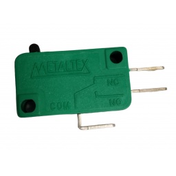 Microswitch On/on sin Palanca (Verde) METALTEX