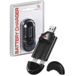 Cargador de pilas USB 2 pilas MINWA