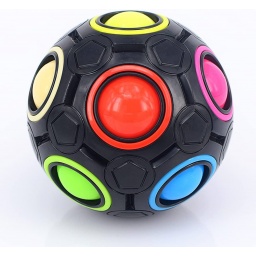 Pelota Fidget Rubik Puzzle  Rainbow Ball